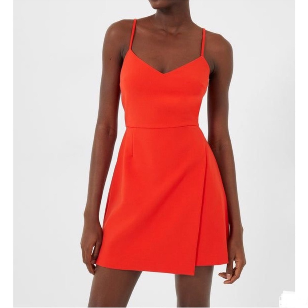 French connection whisper crossover dress